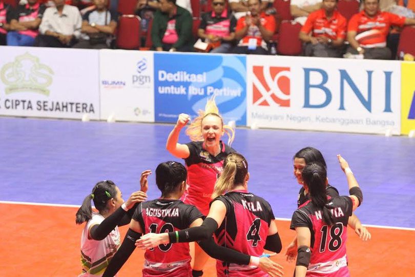 Jakarta Pertamina Energi Tunda Langkah Bank SumselBabel ke Final Proliga