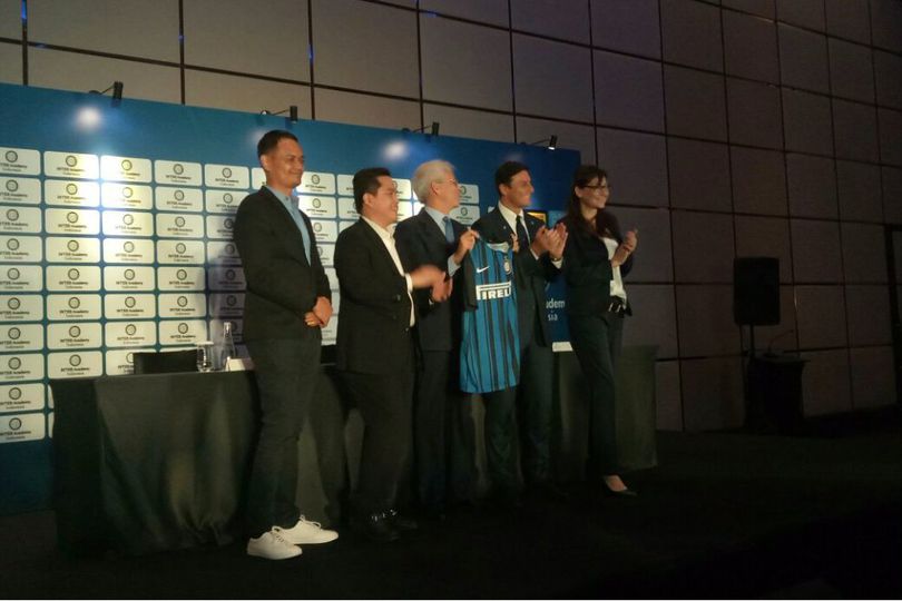 Zanetti Meriahkan Peluncuran Inter Academy Indonesia di Jakarta