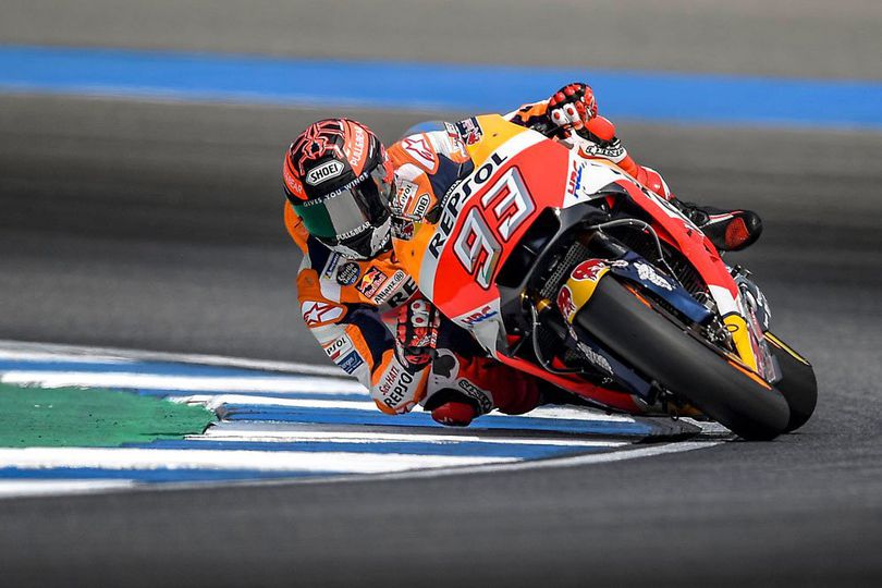 Marquez Tercepat di Hari Kedua Uji Coba MotoGP Thailand