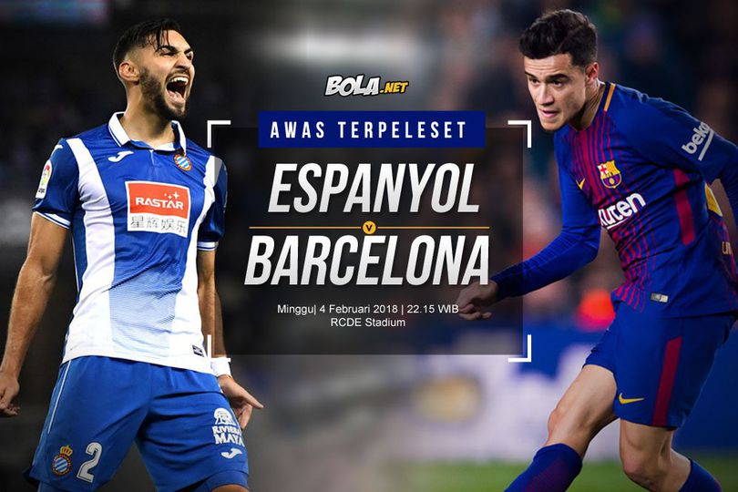 Prediksi Espanyol vs Barcelona 4 Februari 2018