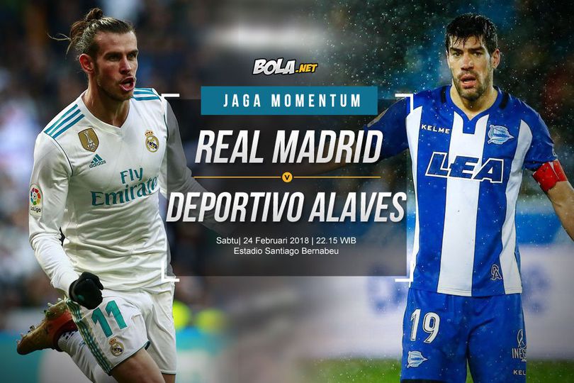 Prediksi Real Madrid vs Deportivo Alaves 24 Februari 2018