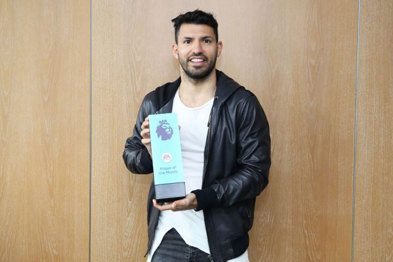 Sergio Aguero, Pemain Terbaik EPL Bulan Januari 2018