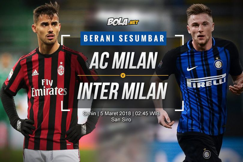 Data dan Fakta Serie A: AC Milan vs Inter Milan