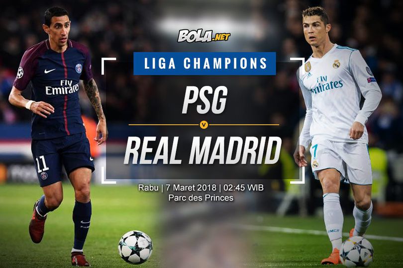 Data dan Fakta Liga Champions: PSG vs Real Madrid