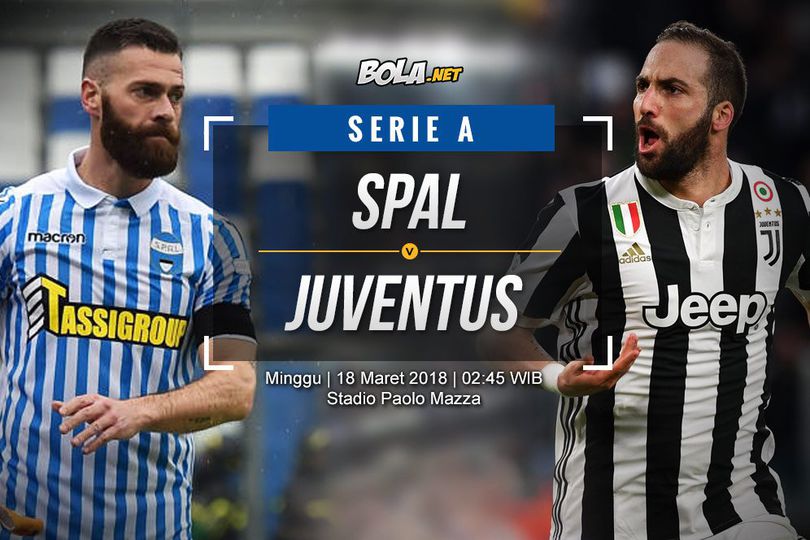 Data dan Fakta Serie A: SPAL vs Juventus