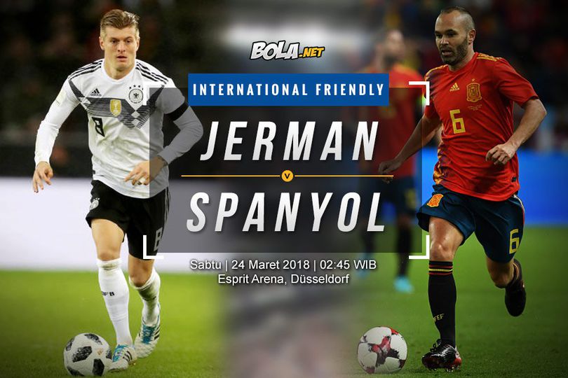 Prediksi Jerman vs Spanyol 24 Maret 2018