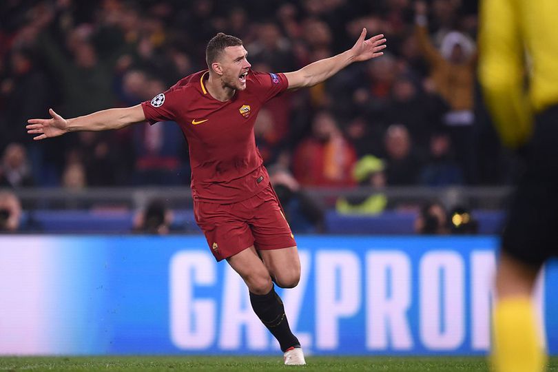 Gol Bersejarah untuk Dzeko dan AS Roma