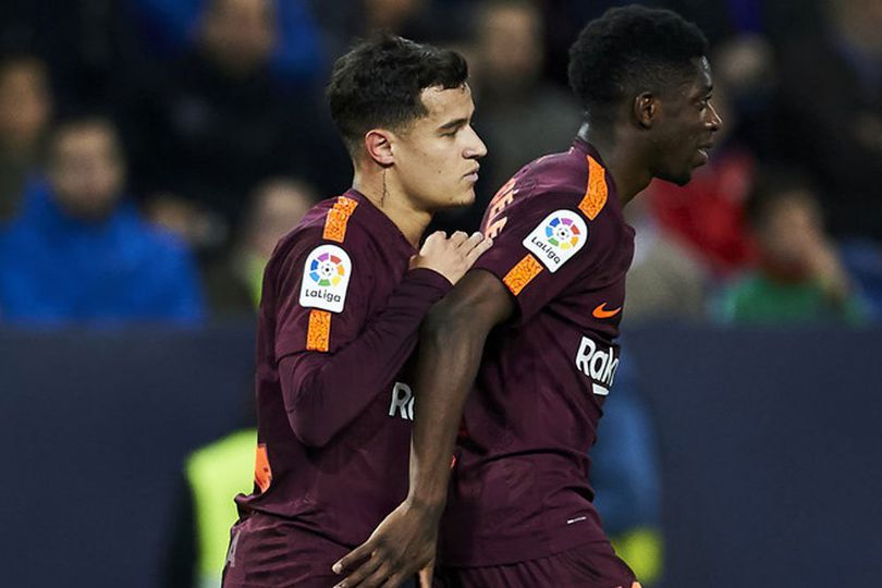 Bikin Satu Assist, Dembele Dipuji Coutinho