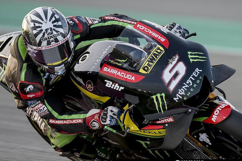 Lintasan Qatar Licin, Ban Belakang Zarco Bermasalah