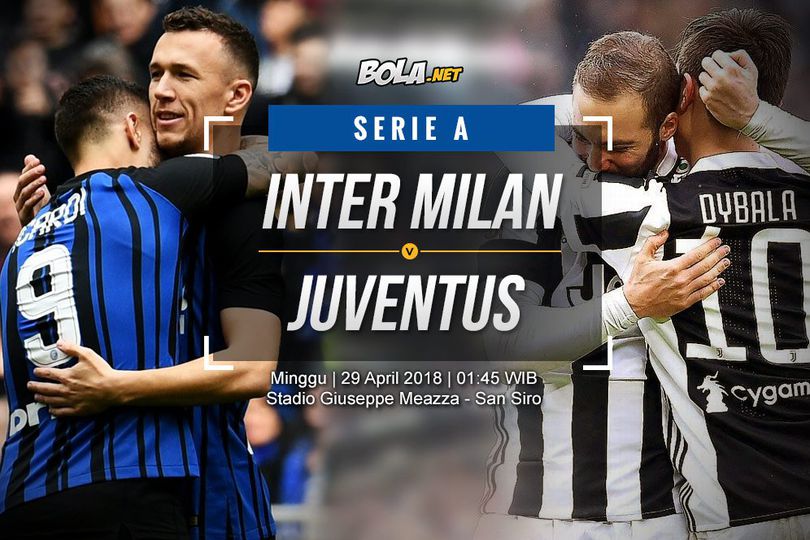 Data dan Fakta Serie A: Inter Milan vs Juventus