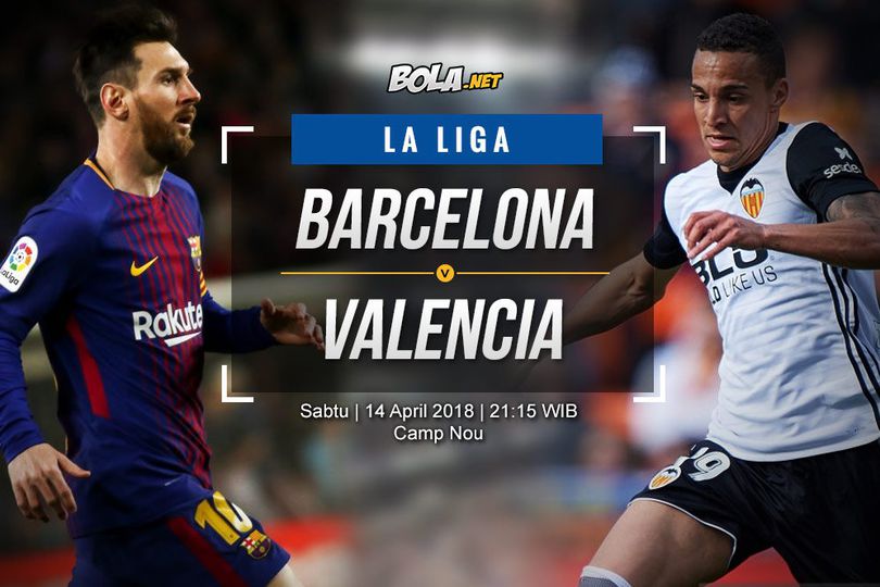 Prediksi Barcelona vs Valencia 14 April 2018