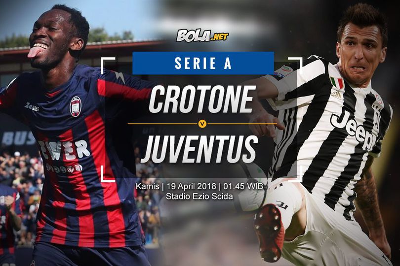 Data dan Fakta Serie A: Crotone vs Juventus