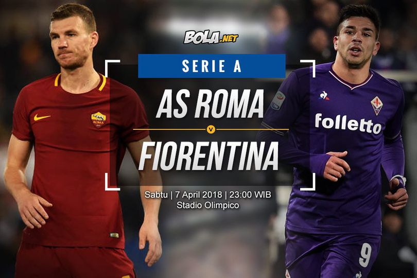 Data dan Fakta Serie A: AS Roma vs Fiorentina