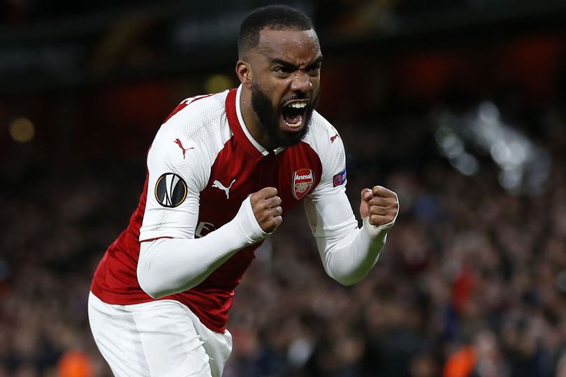 Bobol Gawang Atletico, Lacazette Puji Umpan Manja Wilshere