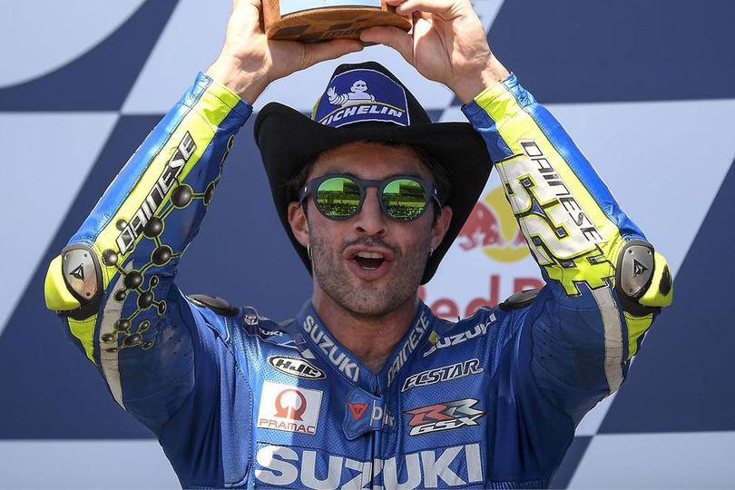 Rebut Podium Perdana Bareng Suzuki, Iannone Emosional