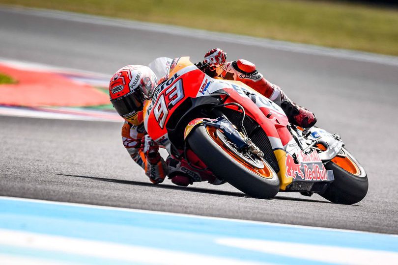 Hujan, Marquez Tercepat di Latihan Ketiga MotoGP Argentina Hujan, Marquez Tercepat di Latihan Ketiga MotoGP Argentina