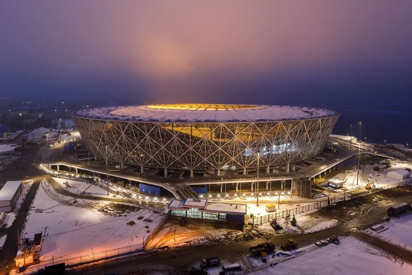 Diguyur Hujan, Stadion Baru Piala Dunia 2018 Ini Rusak