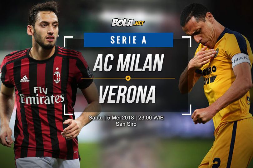 Data dan Fakta Serie A: AC Milan vs Hellas Verona