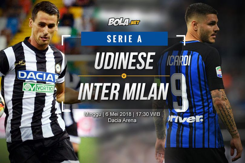 Prediksi Udinese vs Inter Milan 6 Mei 2018