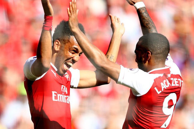 Lacazette Puas Duet Maut Bersama Aubameyang