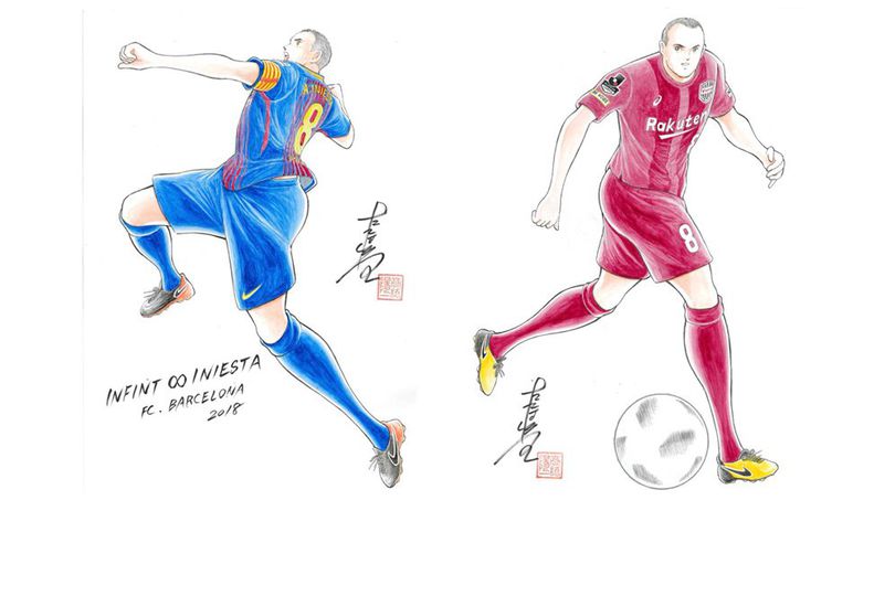 Main di Jepang, Iniesta Langsung Gabung Kapten Tsubasa!
