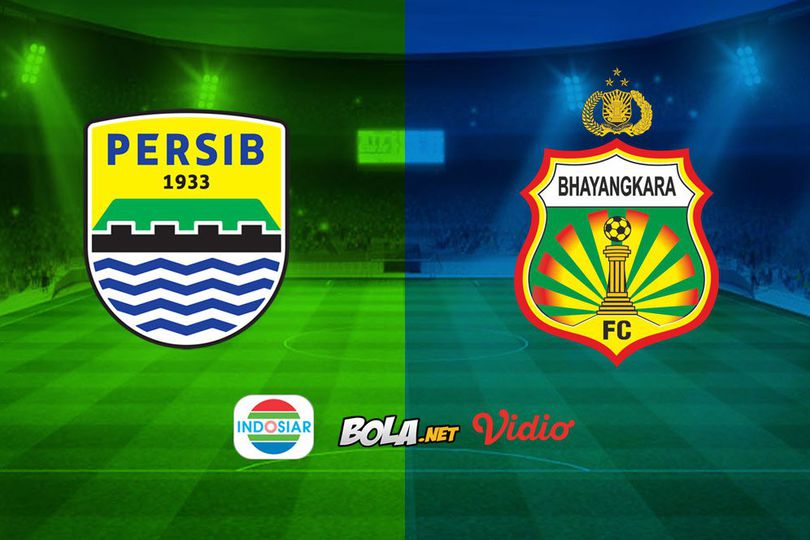 Saksikan Live Streaming Liga 1 di Indosiar: Persib Bandung vs Bhayangkara FC