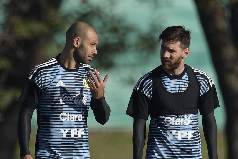 Mascherano dan Para Pemilik Caps Terbanyak Argentina