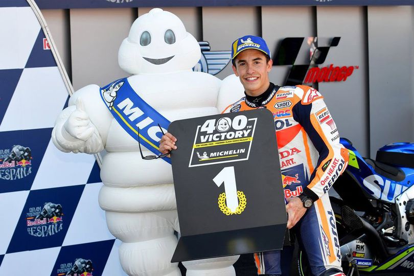 400 Kemenangan, Michelin Pabrikan Ban Tersukses di MotoGP