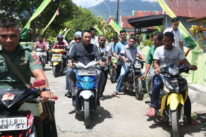 Sukseskan Asian Games 2018, Menpora Kunjungi Tanah Kelahiran Risky Pora