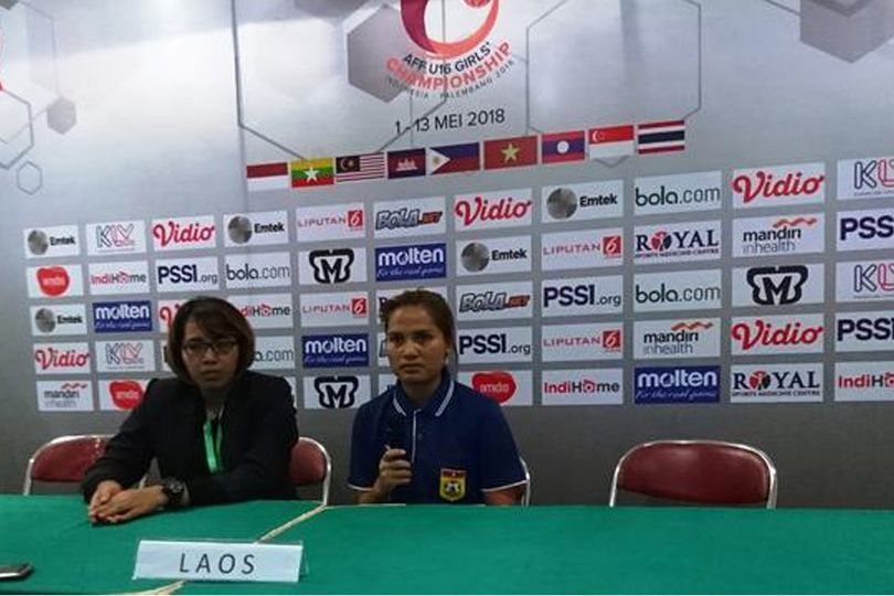 Pelatih Timnas Laos U-16 Putri Mengaku Senang Bisa Kalahkan Indonesia