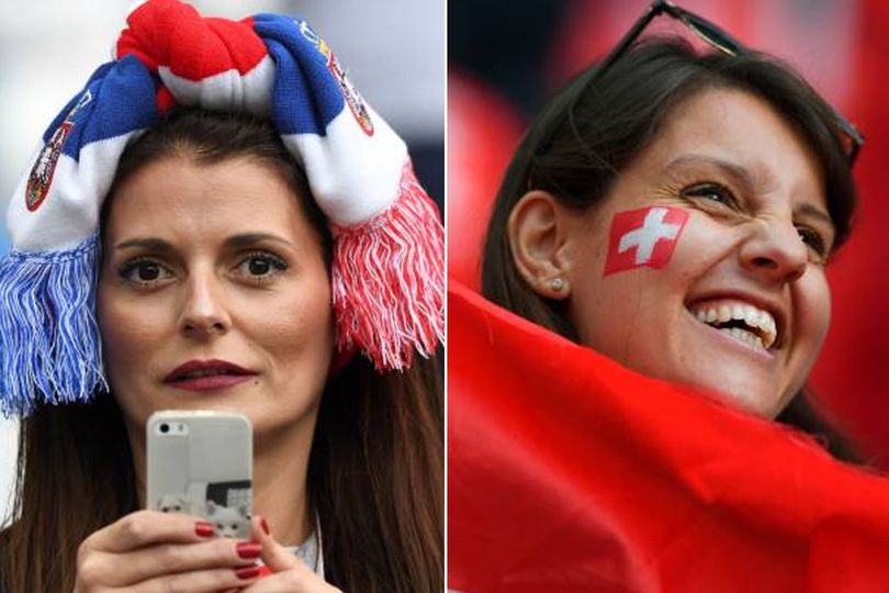 FOTO FANS: Serbia vs Swiss