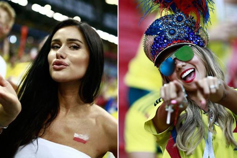 FOTO FANS: Polandia vs Kolombia