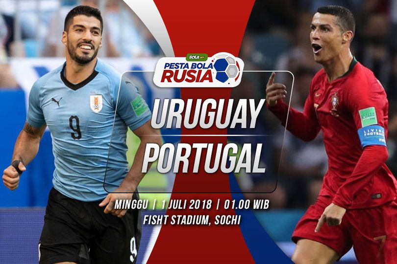 Prediksi Uruguay vs Portugal 1 Juli 2018