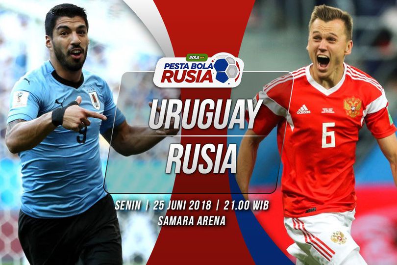 Prediksi Uruguay vs Rusia 25 Juni 2018