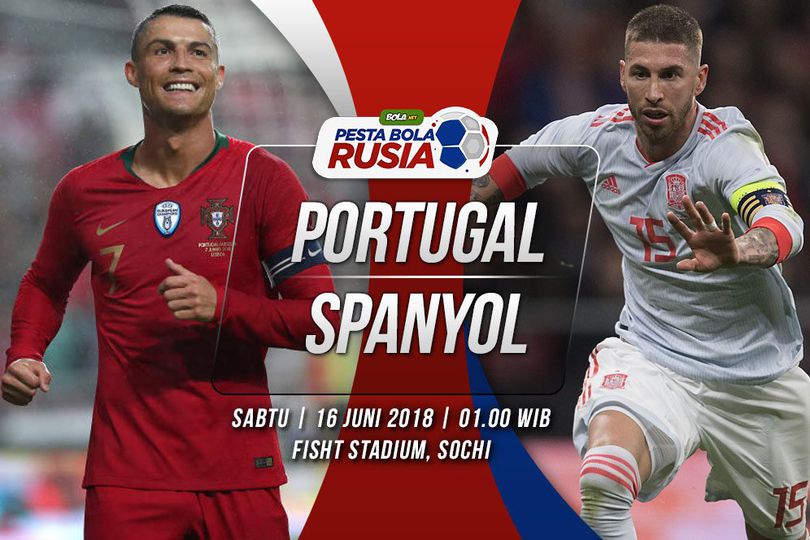 Prediksi Portugal vs Spanyol 16 Juni 2018