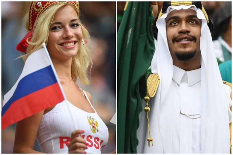 FOTO FANS: Rusia vs Arab Saudi