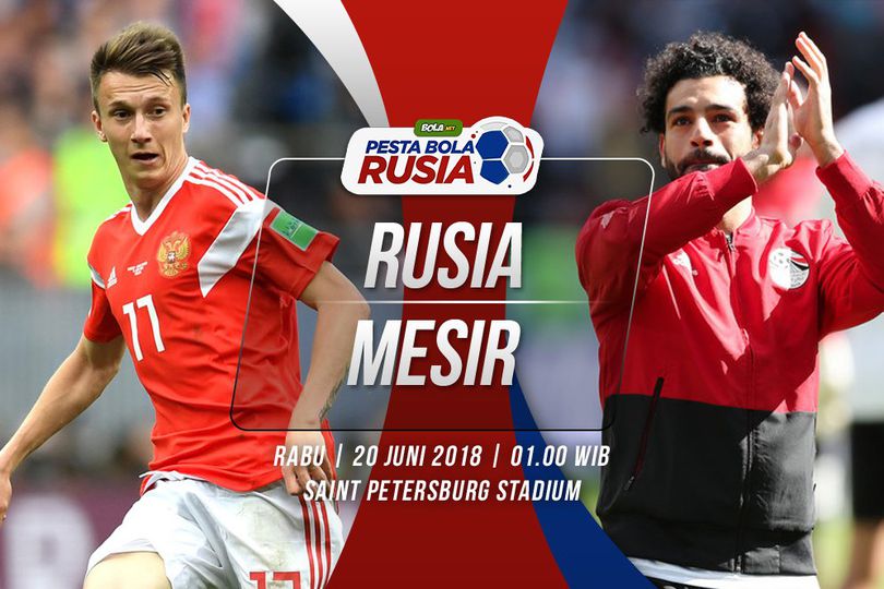 Prediksi Rusia vs Mesir 20 Juni 2018