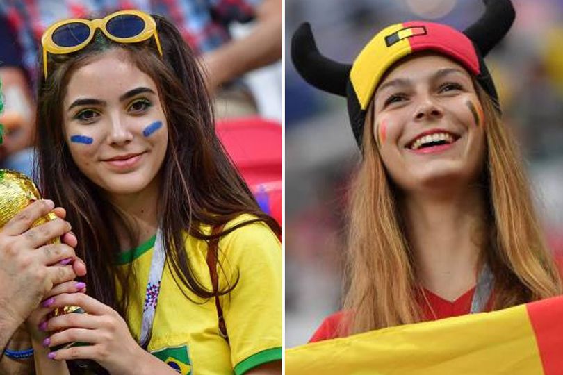 FOTO FANS: Brasil vs Belgia