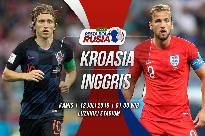 Kroasia vs Inggris, Peluang ke Final 50:50