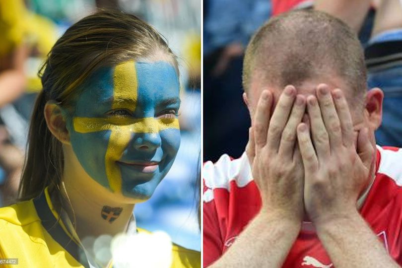 FOTO FANS: Swedia vs Swiss