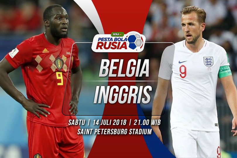 Prediksi Belgia vs Inggris 14 Juli 2018