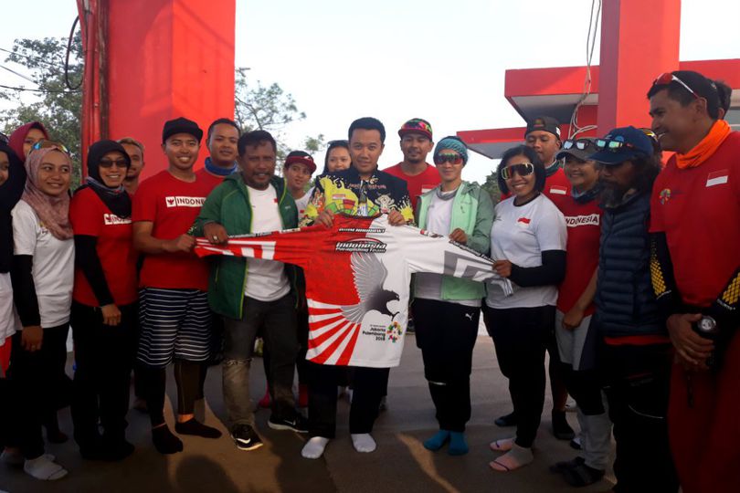 Sarana Refreshing, Menpora Ajak Atlet Asian Games 2018 Nobar Mission Impossible