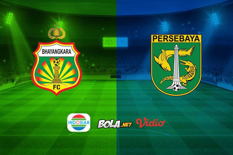 Live Streaming Liga 1 di Indosiar: Bhayangkara FC vs Persebaya Surabaya