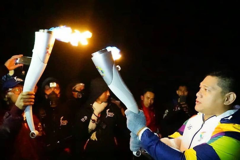 Sebelum ke Bali, Torch Relay Asian Games 2018 Sambangi Banyuwangi