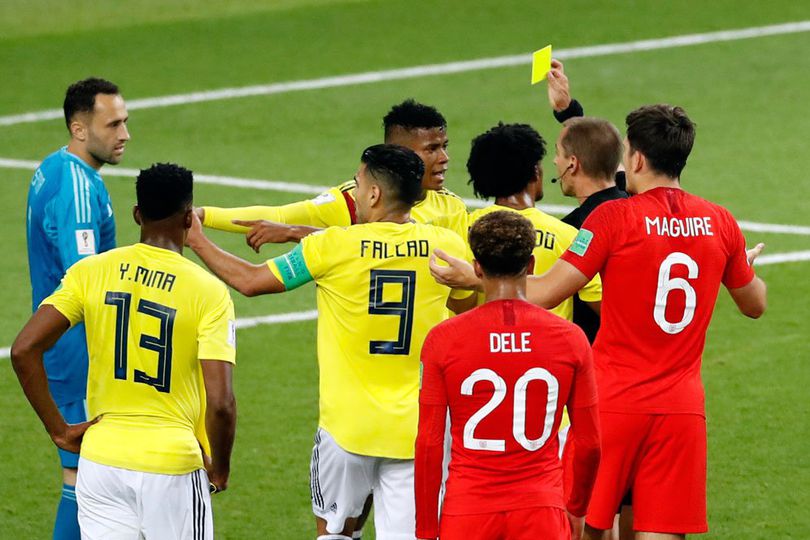 Kolombia vs Inggris, Falcao Tuding Wasit Tak Netral