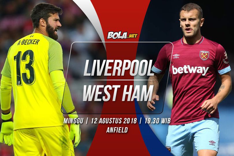 Data dan Fakta Premier League: Liverpool vs West Ham