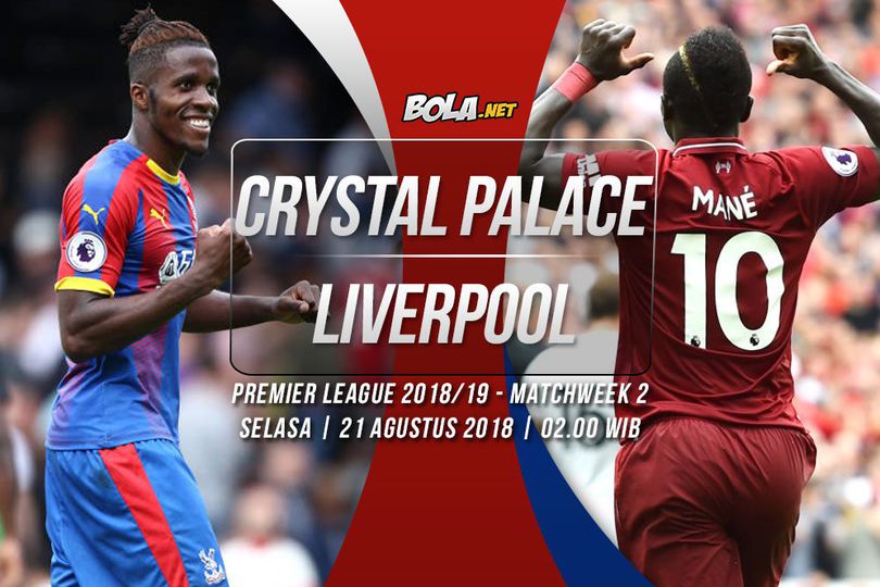 Data dan Fakta Premier League: Crystal Palace vs Liverpool