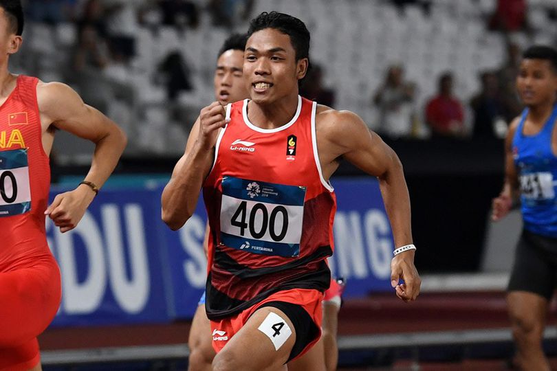 Lalu Muhammad Zohri Hadapi Lomba 4x100 meter Asian Games 2018 Malam Ini