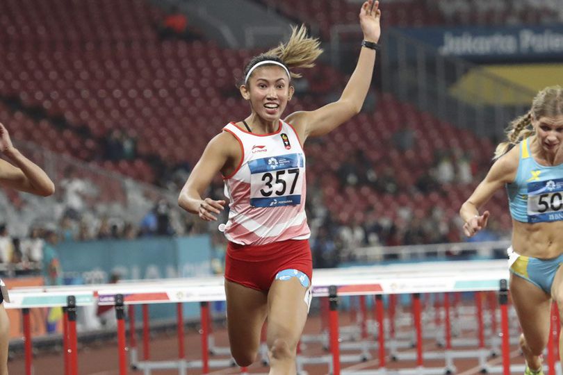 Emilia Nova Bangga Jadi Perempuan Pertama Pembawa Bendera Indonesia di SEA Games 2021