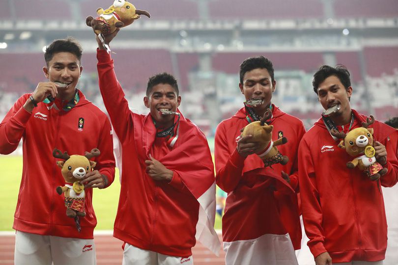 Rupa Medali #KemenanganItuDekat yang Dibagikan Saat Asian Games 2018 di GBK